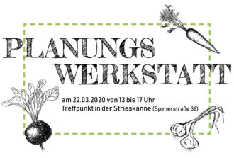 **ABGESAGT** Planungswerkstatt für die Strieskanne @ Strieskanne